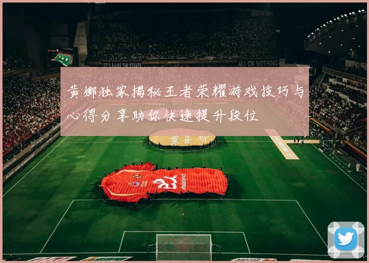 黄娜独家揭秘王者荣耀游戏技巧与心得分享助你快速提升段位